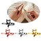 4pcs Knitting Crochet Loop Ring for Fingers Metal Open Yarn Guide Crochet Rings Adjustable Braided Faster Knitting Thimbles Holders Accessories for Crochet Mother Grandma Gifts (Multicolor)